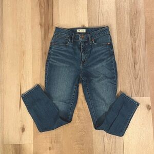 Madewell High Rise Curvy Skinny Crop Jean- sz 27